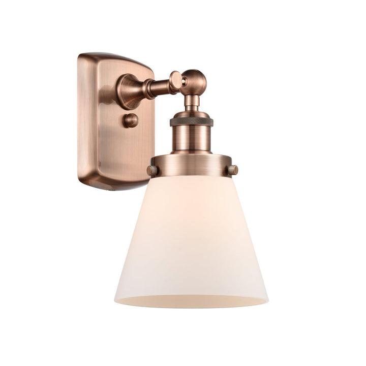 Innovations Ballston Urban 916-1W-AC-G61 Wall Sconce Light - Antique Copper