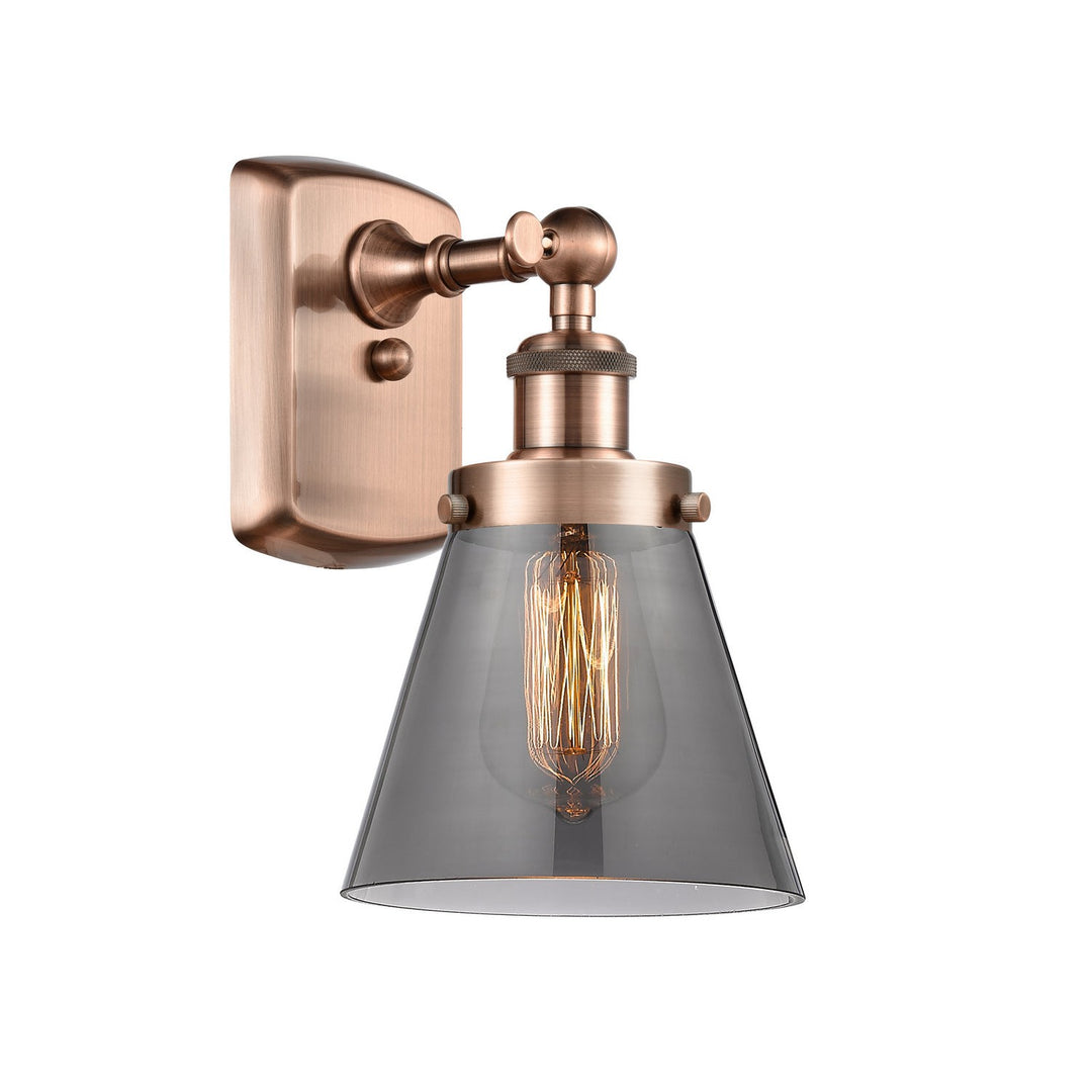 Innovations Ballston Urban 916-1W-AC-G63 Wall Sconce Light - Antique Copper
