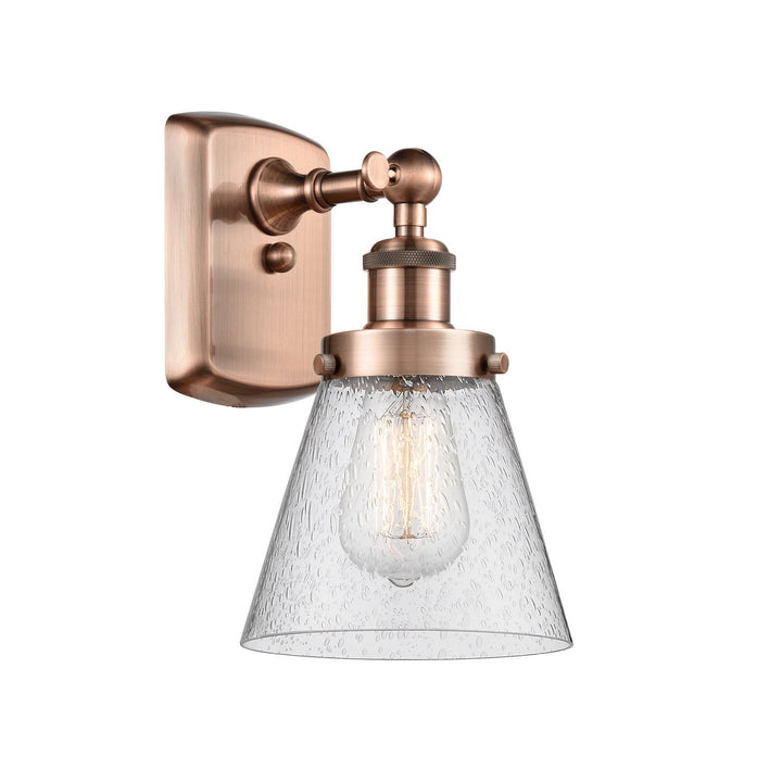 Innovations Ballston Urban 916-1W-AC-G64 Wall Sconce Light - Antique Copper