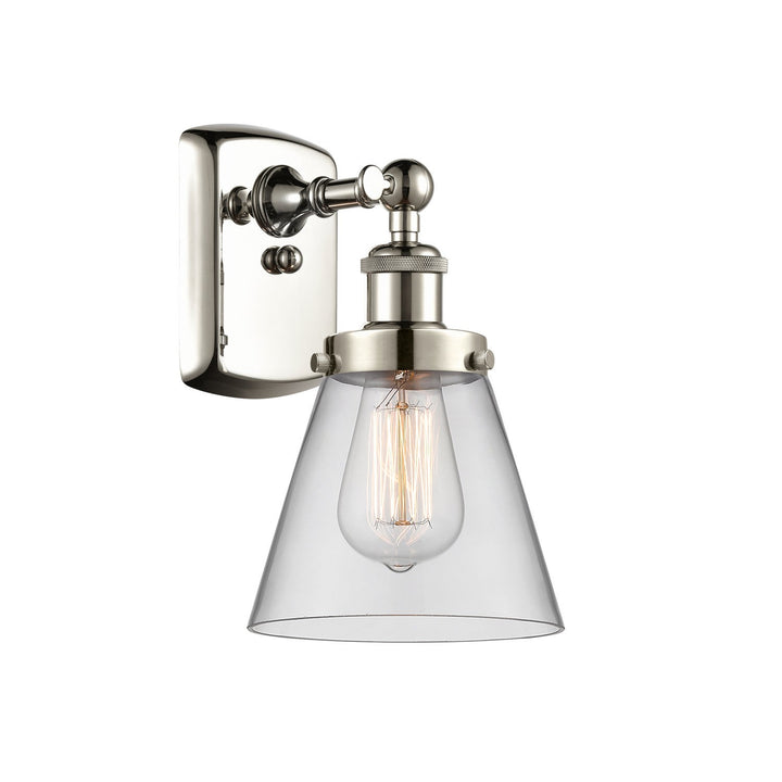 Innovations Ballston Urban 916-1W-PN-G62 Wall Sconce Light - Polished Nickel