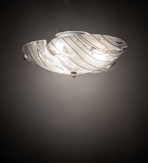 Meyda Tiffany Metro Fusion 114155 Ceiling Light - Nickel