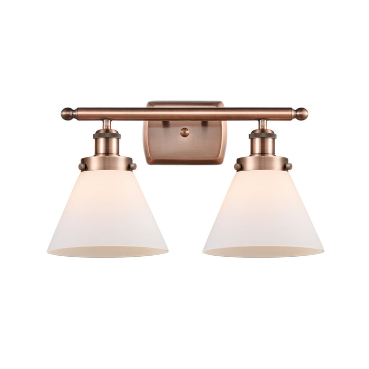 Innovations Ballston Urban 916-2W-AC-G41-LED Bath Vanity Light 18 in. wide - Antique Copper