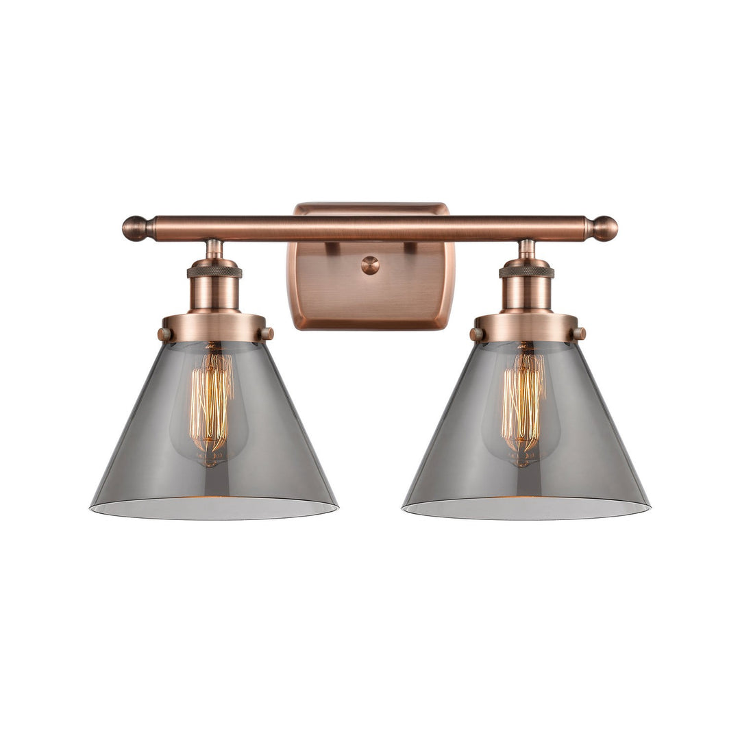 Innovations Ballston Urban 916-2W-AC-G43 Bath Vanity Light 18 in. wide - Antique Copper