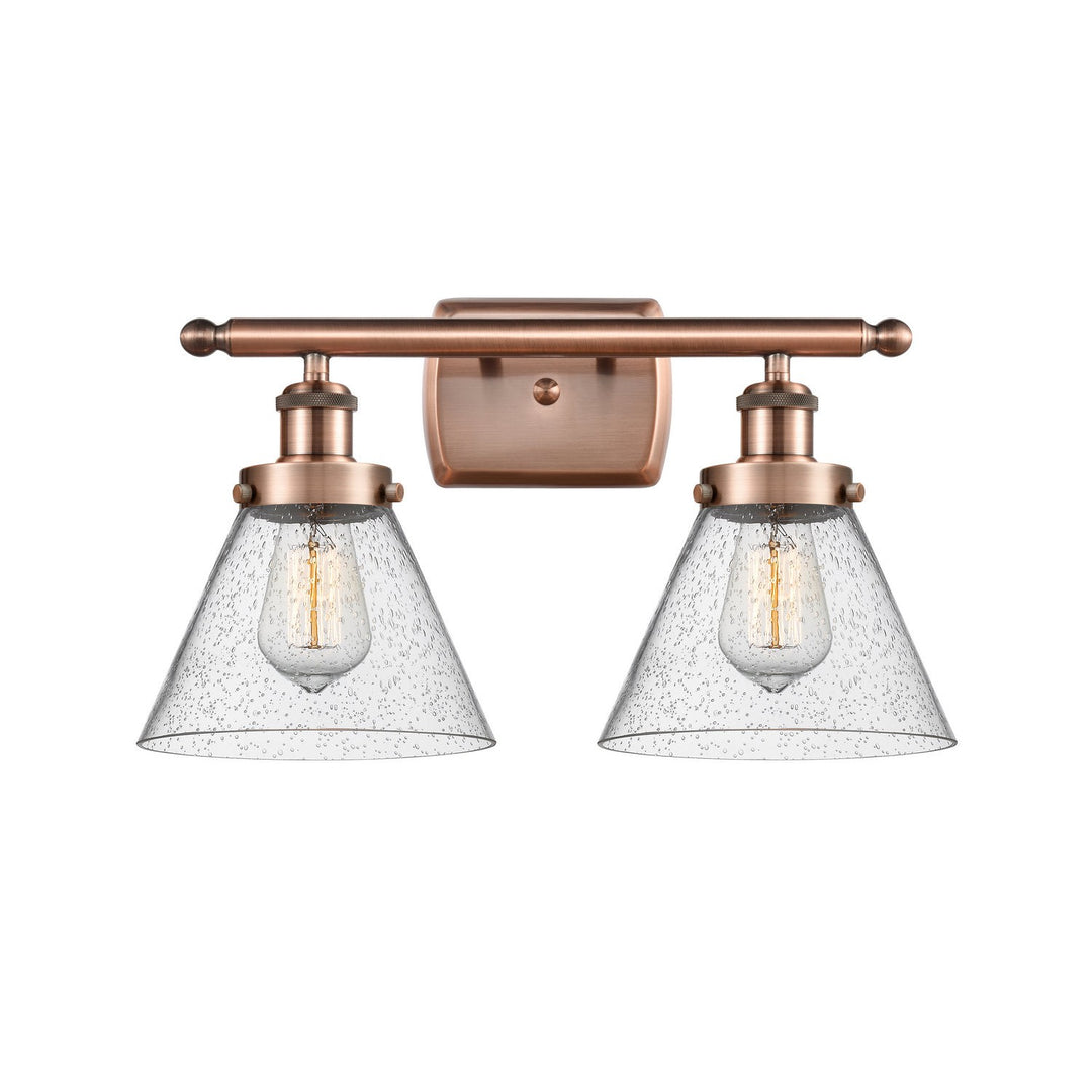 Innovations Ballston Urban 916-2W-AC-G44 Bath Vanity Light 18 in. wide - Antique Copper