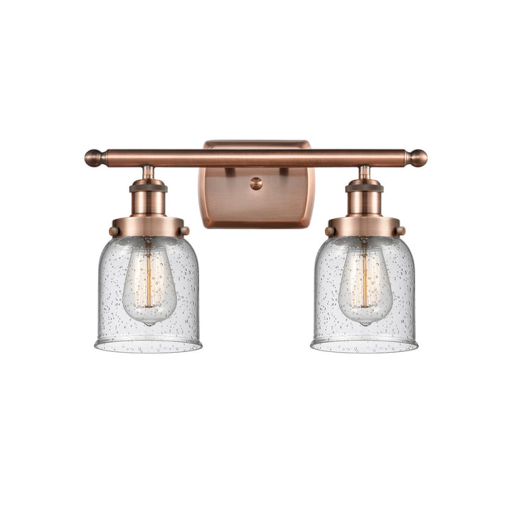 Innovations Ballston Urban 916-2W-AC-G54-LED Bath Vanity Light 16 in. wide - Antique Copper