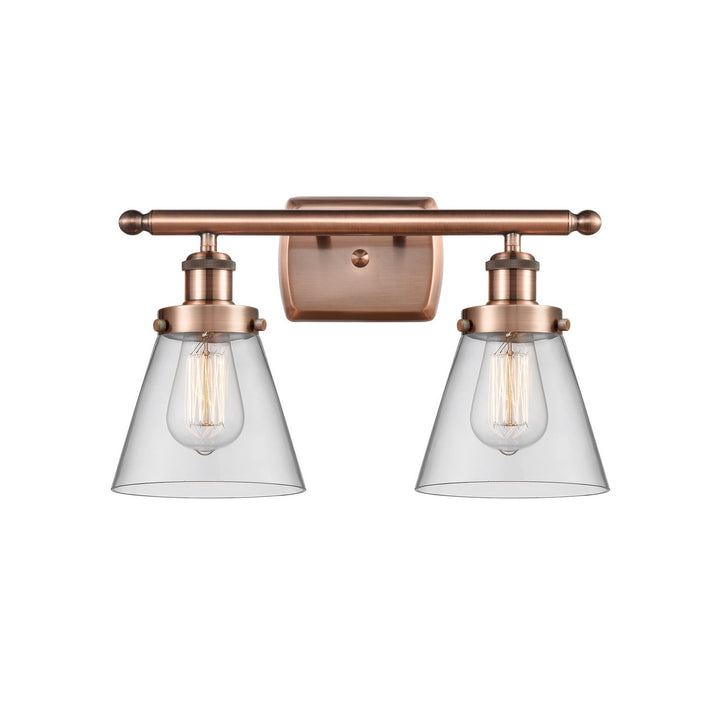 Innovations Ballston Urban 916-2W-AC-G62 Bath Vanity Light 16 in. wide - Antique Copper