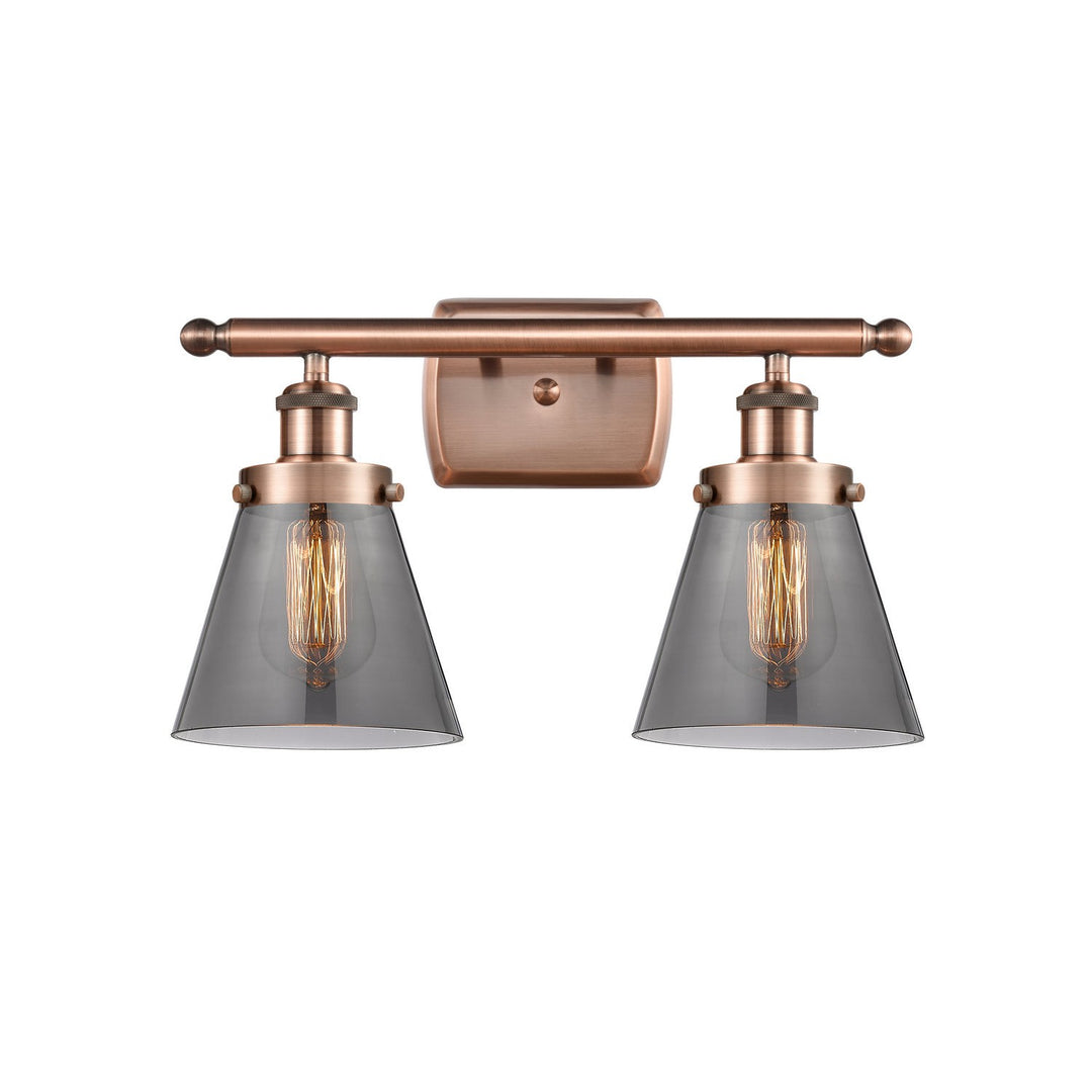 Innovations Ballston Urban 916-2W-AC-G63-LED Bath Vanity Light 16 in. wide - Antique Copper