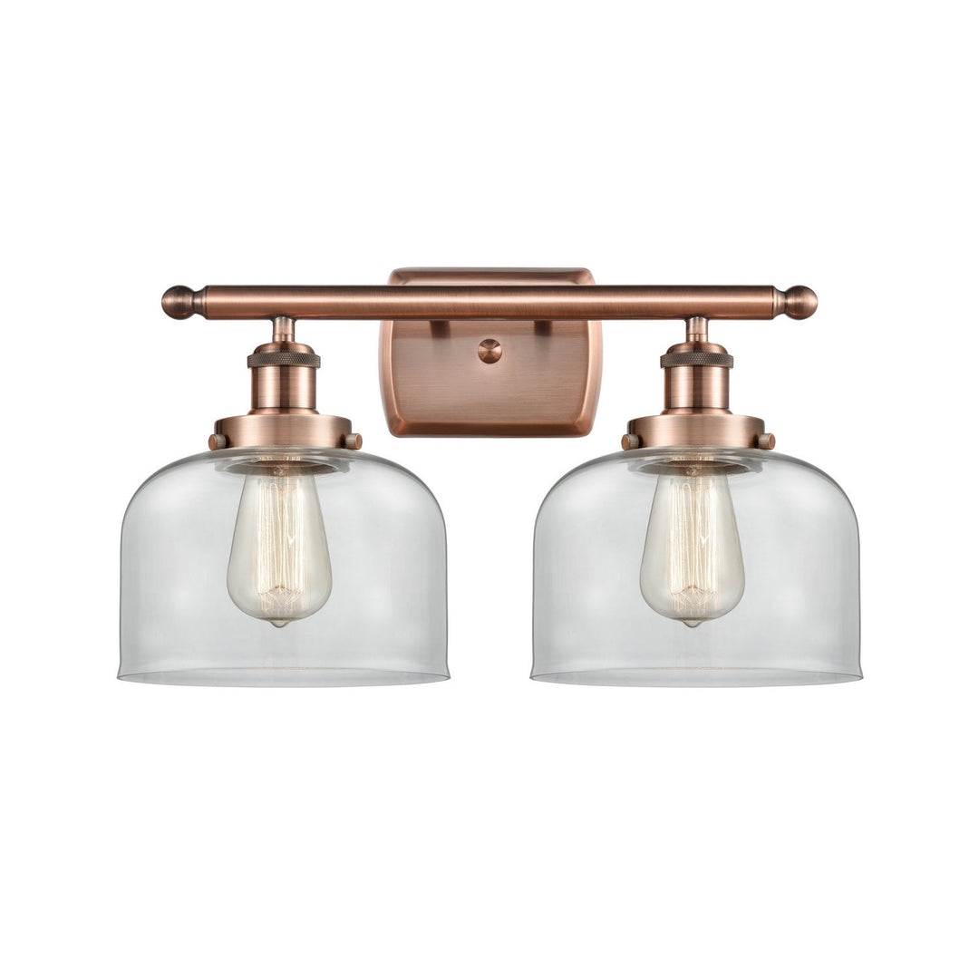 Innovations Ballston Urban 916-2W-AC-G72 Bath Vanity Light 18 in. wide - Antique Copper