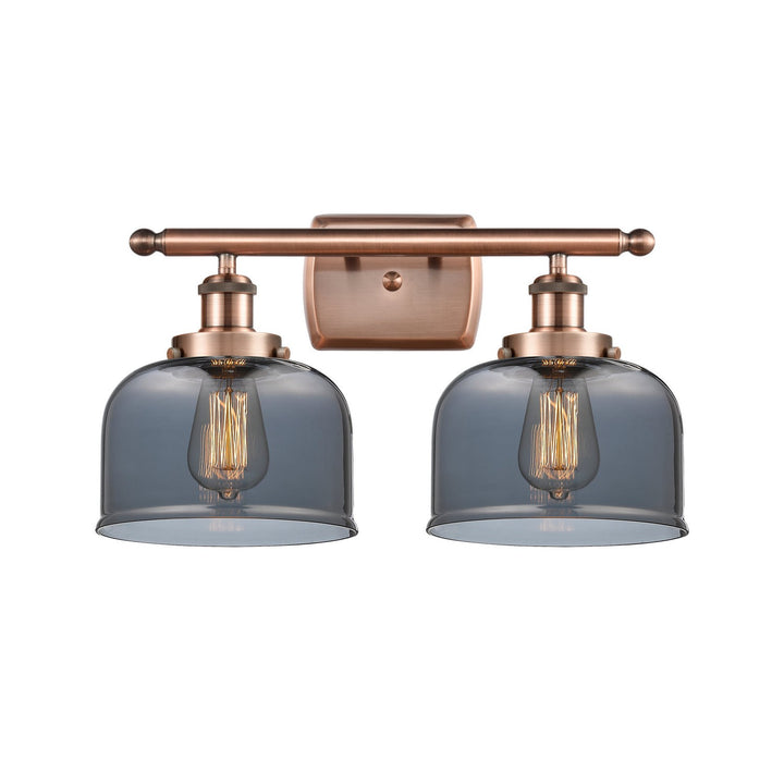 Innovations Ballston Urban 916-2W-AC-G73-LED Bath Vanity Light 18 in. wide - Antique Copper