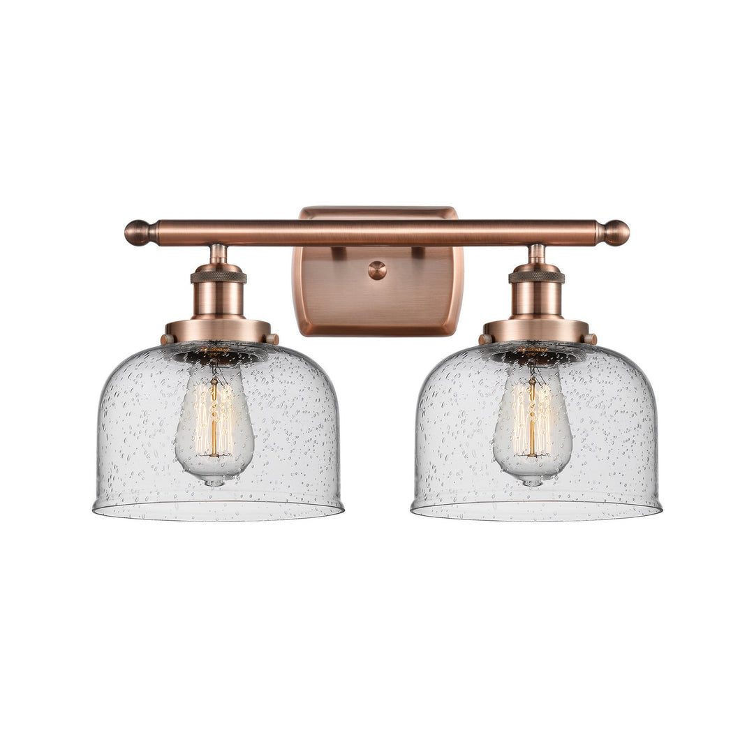 Innovations Ballston Urban 916-2W-AC-G74-LED Bath Vanity Light 18 in. wide - Antique Copper