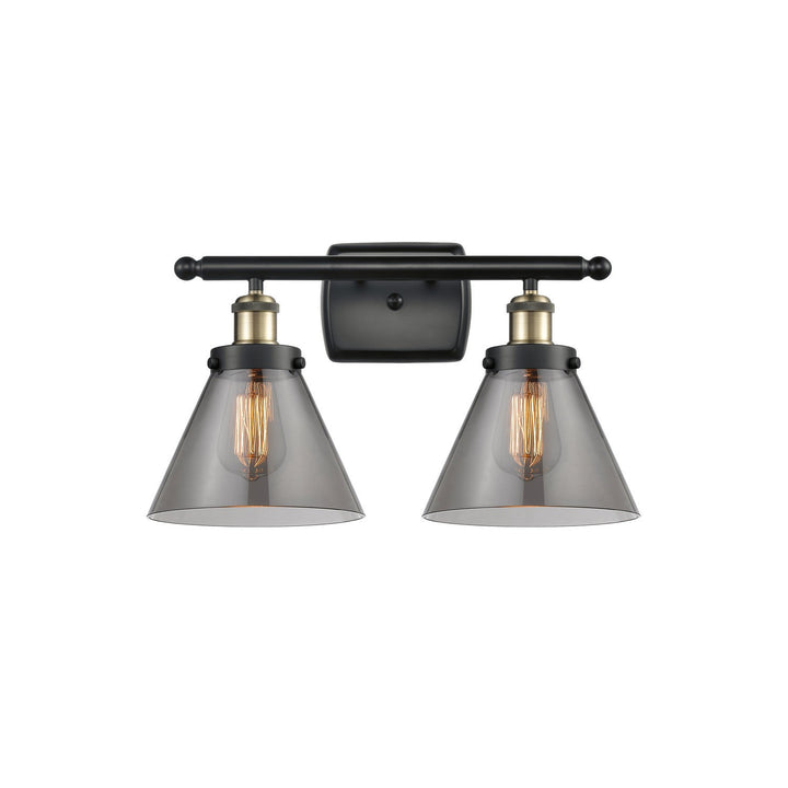 Innovations Ballston Urban 916-2W-BAB-G43-LED Bath Vanity Light 18 in. wide - Black Antique Brass