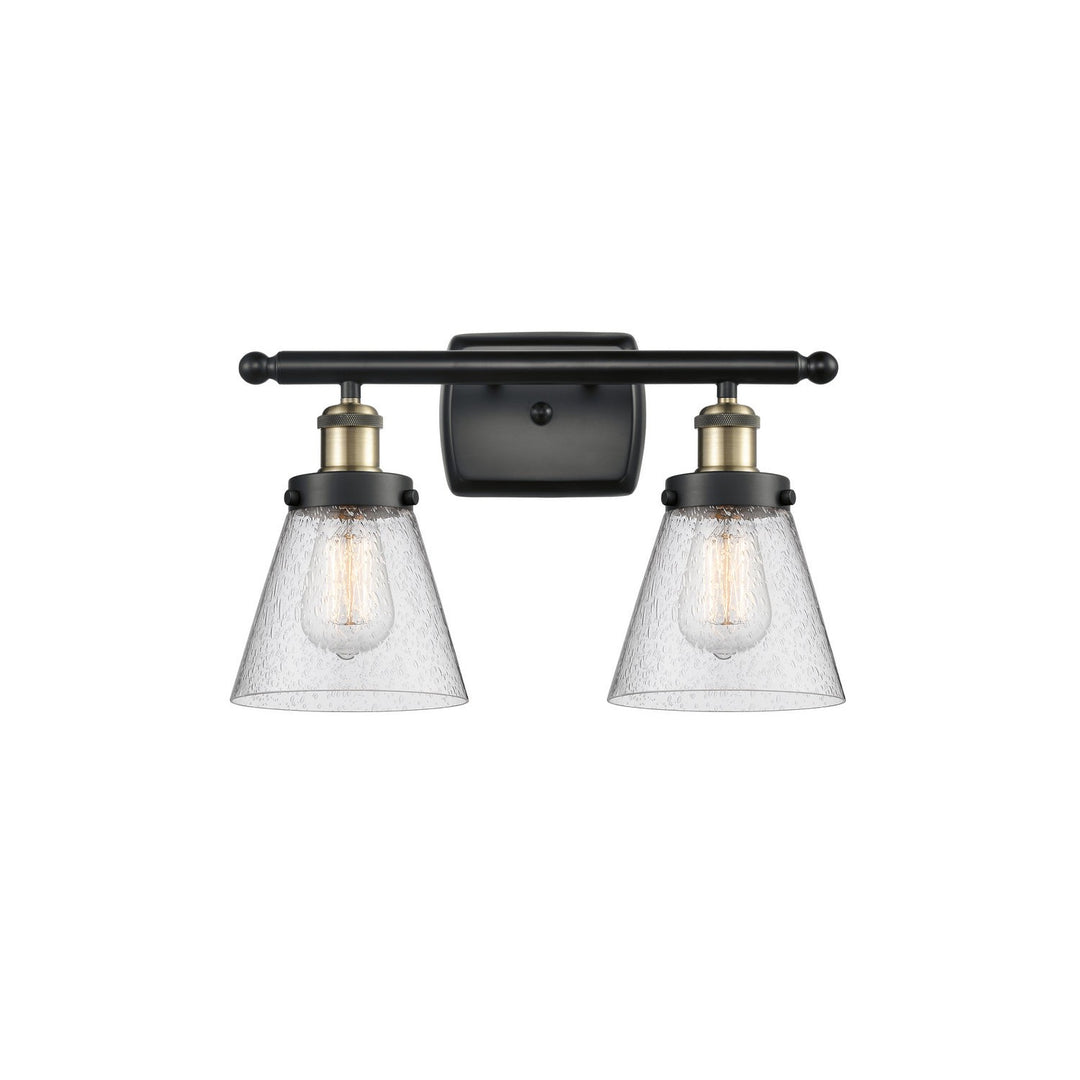 Innovations Ballston Urban 916-2W-BAB-G64-LED Bath Vanity Light 16 in. wide - Black Antique Brass