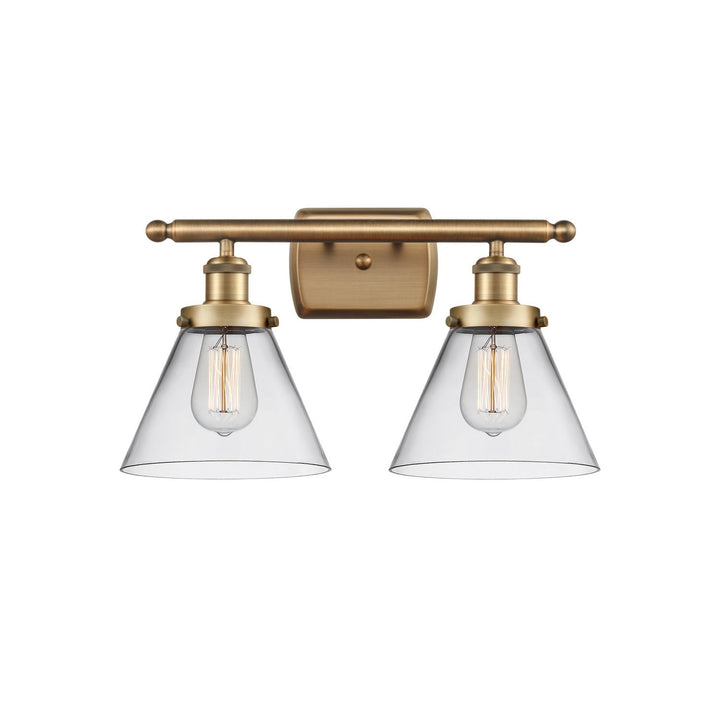 Innovations Ballston Urban 916-2W-BB-G42-LED Bath Vanity Light 18 in. wide - Brushed Brass