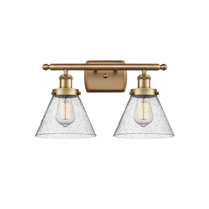 Innovations Ballston Urban 916-2W-BB-G44 Bath Vanity Light 18 in. wide - Brushed Brass