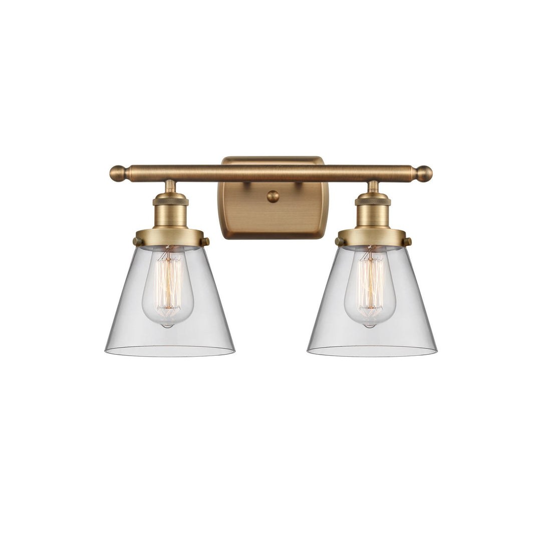 Innovations Ballston Urban 916-2W-BB-G62 Bath Vanity Light 16 in. wide - Brushed Brass