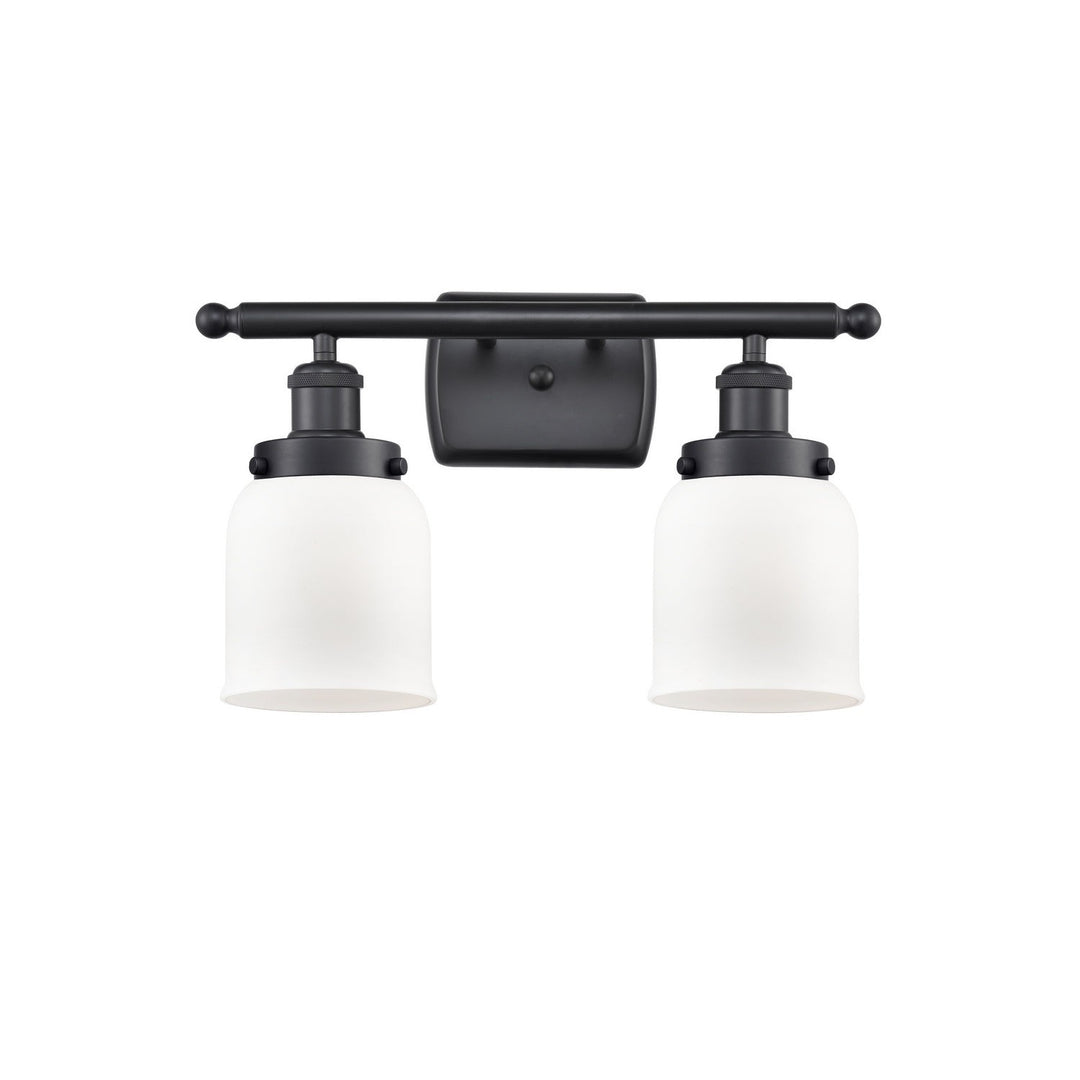 Innovations Ballston Urban 916-2W-BK-G51 Bath Vanity Light 16 in. wide - Matte Black