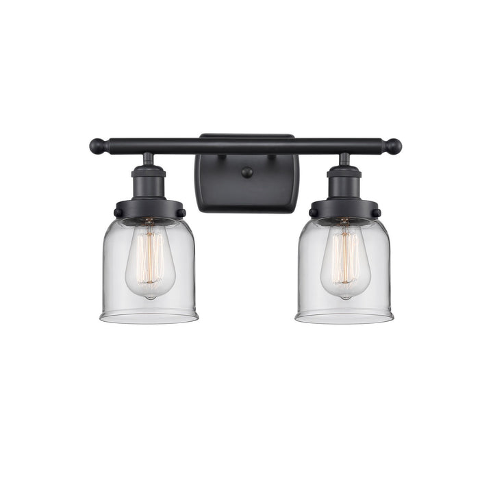 Innovations Ballston Urban 916-2W-BK-G52 Bath Vanity Light 16 in. wide - Matte Black