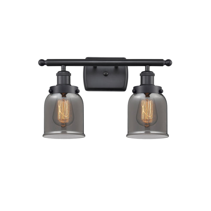 Innovations Ballston Urban 916-2W-BK-G53 Bath Vanity Light 16 in. wide - Matte Black