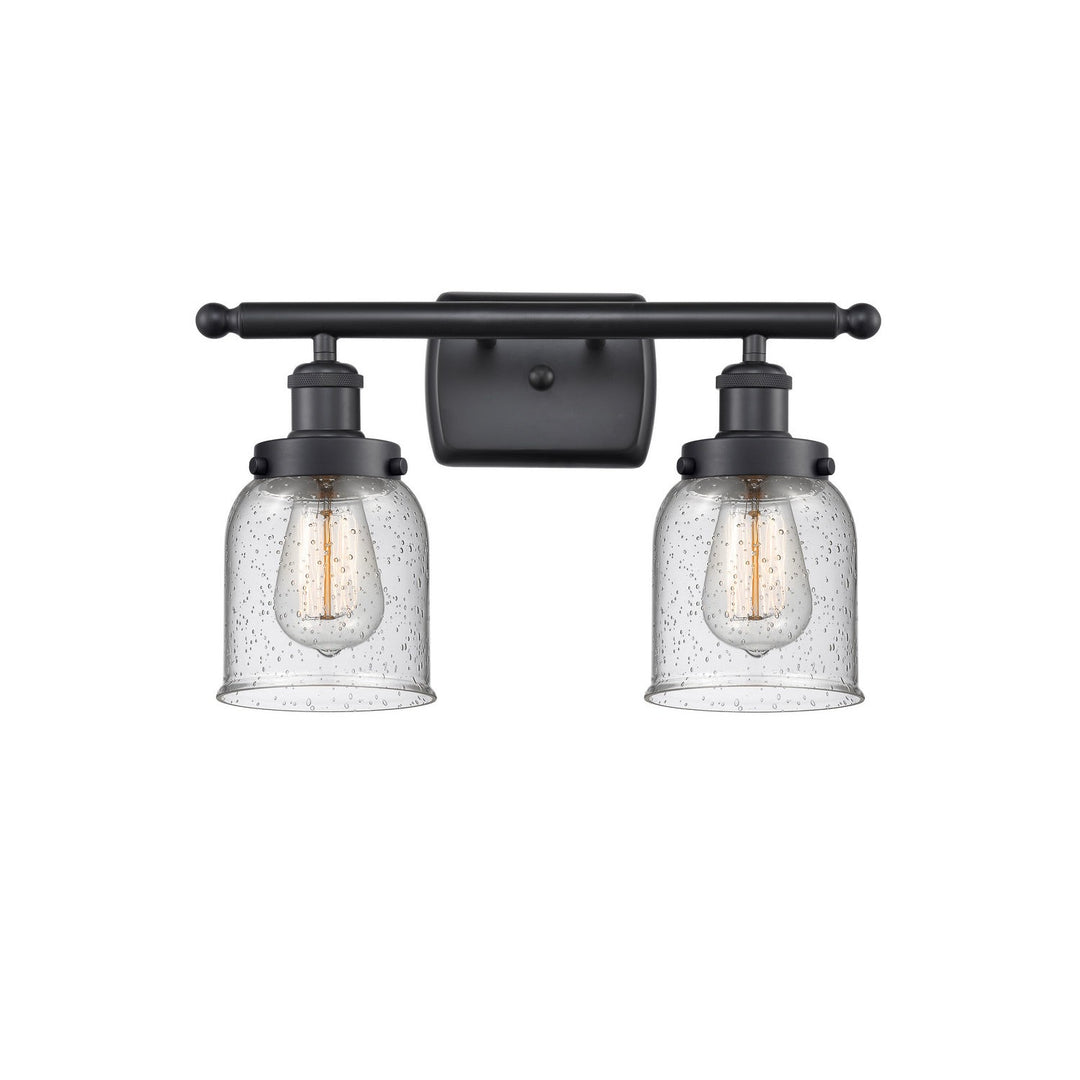 Innovations Ballston Urban 916-2W-BK-G54 Bath Vanity Light 16 in. wide - Matte Black