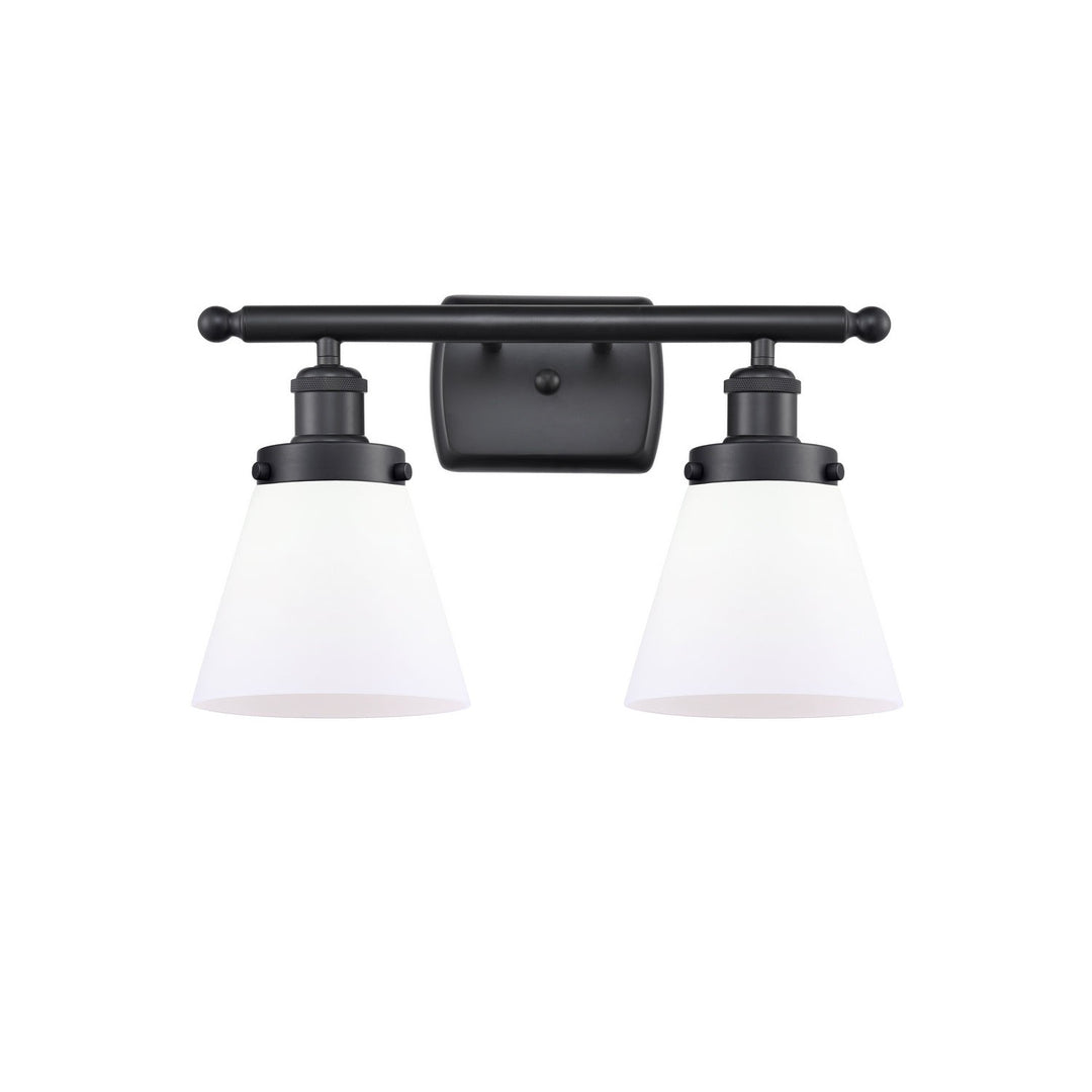 Innovations Ballston Urban 916-2W-BK-G61-LED Bath Vanity Light 16 in. wide - Matte Black