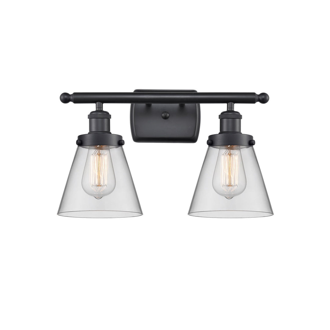 Innovations Ballston Urban 916-2W-BK-G62-LED Bath Vanity Light 16 in. wide - Matte Black