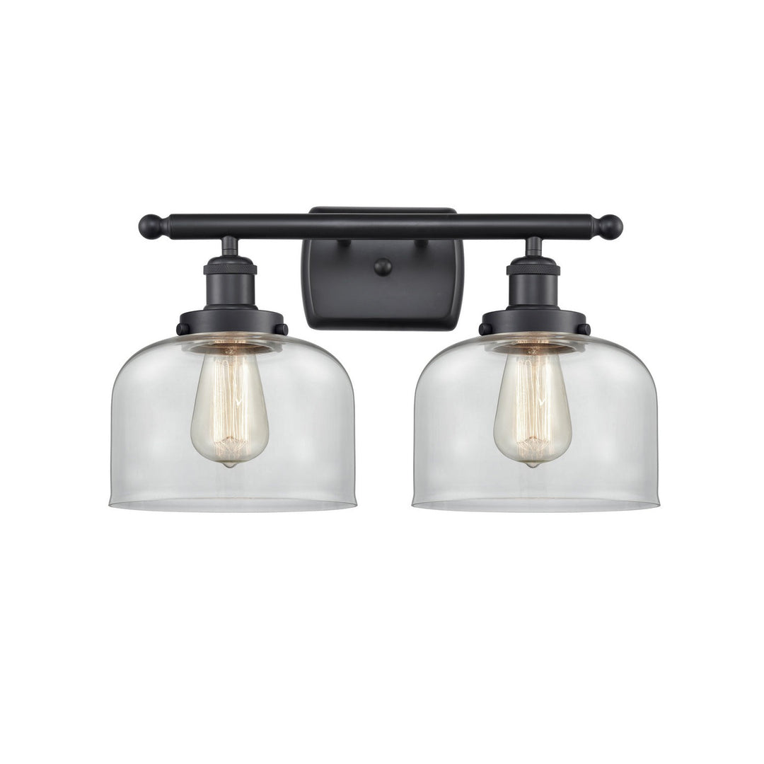 Innovations Ballston Urban 916-2W-BK-G72 Bath Vanity Light 18 in. wide - Matte Black