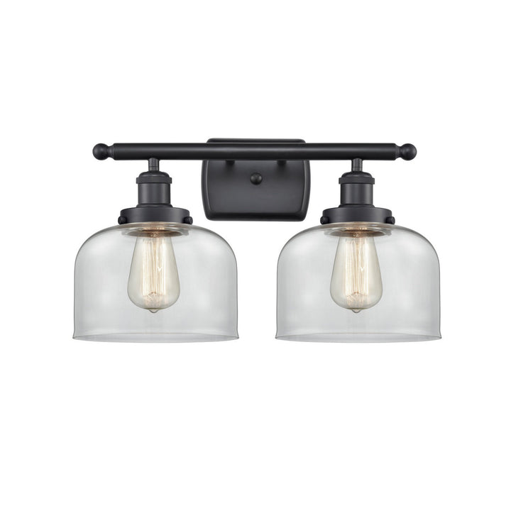 Innovations Ballston Urban 916-2W-BK-G72-LED Bath Vanity Light 18 in. wide - Matte Black