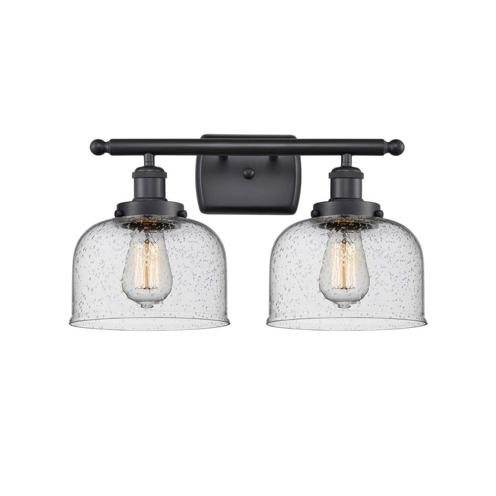 Innovations Ballston Urban 916-2W-BK-G74 Bath Vanity Light 18 in. wide - Matte Black