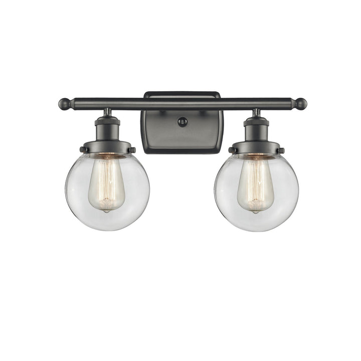 Innovations Ballston Urban 916-2W-OB-G202-6 Bath Vanity Light 16 in. wide - Oil Rubbed Bronze