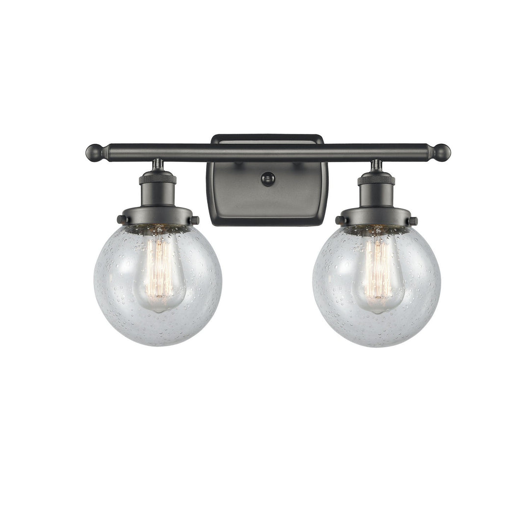 Innovations Ballston Urban 916-2W-OB-G204-6 Bath Vanity Light 16 in. wide - Oil Rubbed Bronze