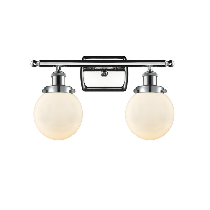 Innovations Ballston Urban 916-2W-PC-G201-6-LED Bath Vanity Light 16 in. wide - Polished Chrome