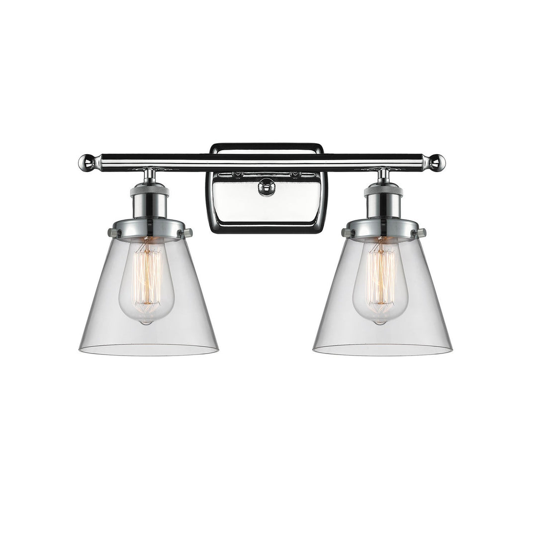 Innovations Ballston Urban 916-2W-PC-G62 Bath Vanity Light 16 in. wide - Polished Chrome