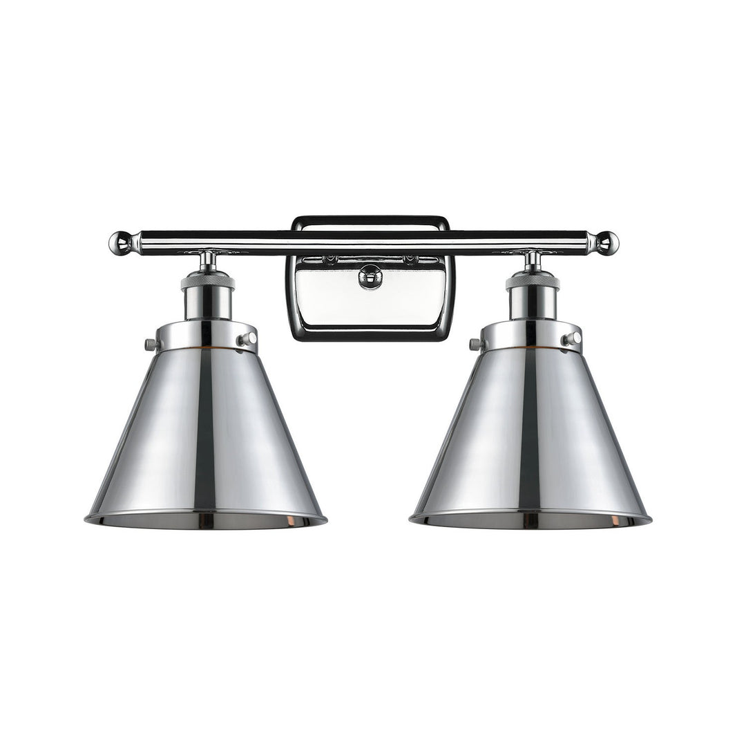 Innovations Ballston Urban 916-2W-PC-M13-PC-LED Bath Vanity Light 16 in. wide - Polished Chrome