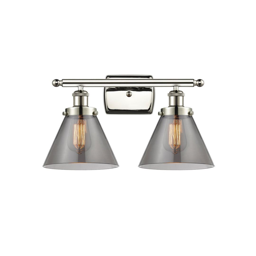 Innovations Ballston Urban 916-2W-PN-G43 Bath Vanity Light 18 in. wide - Polished Nickel