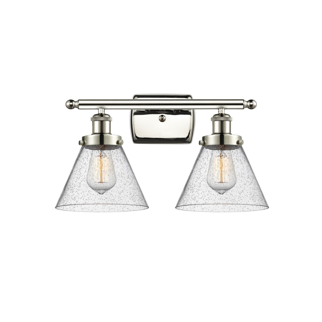 Innovations Ballston Urban 916-2W-PN-G44 Bath Vanity Light 18 in. wide - Polished Nickel