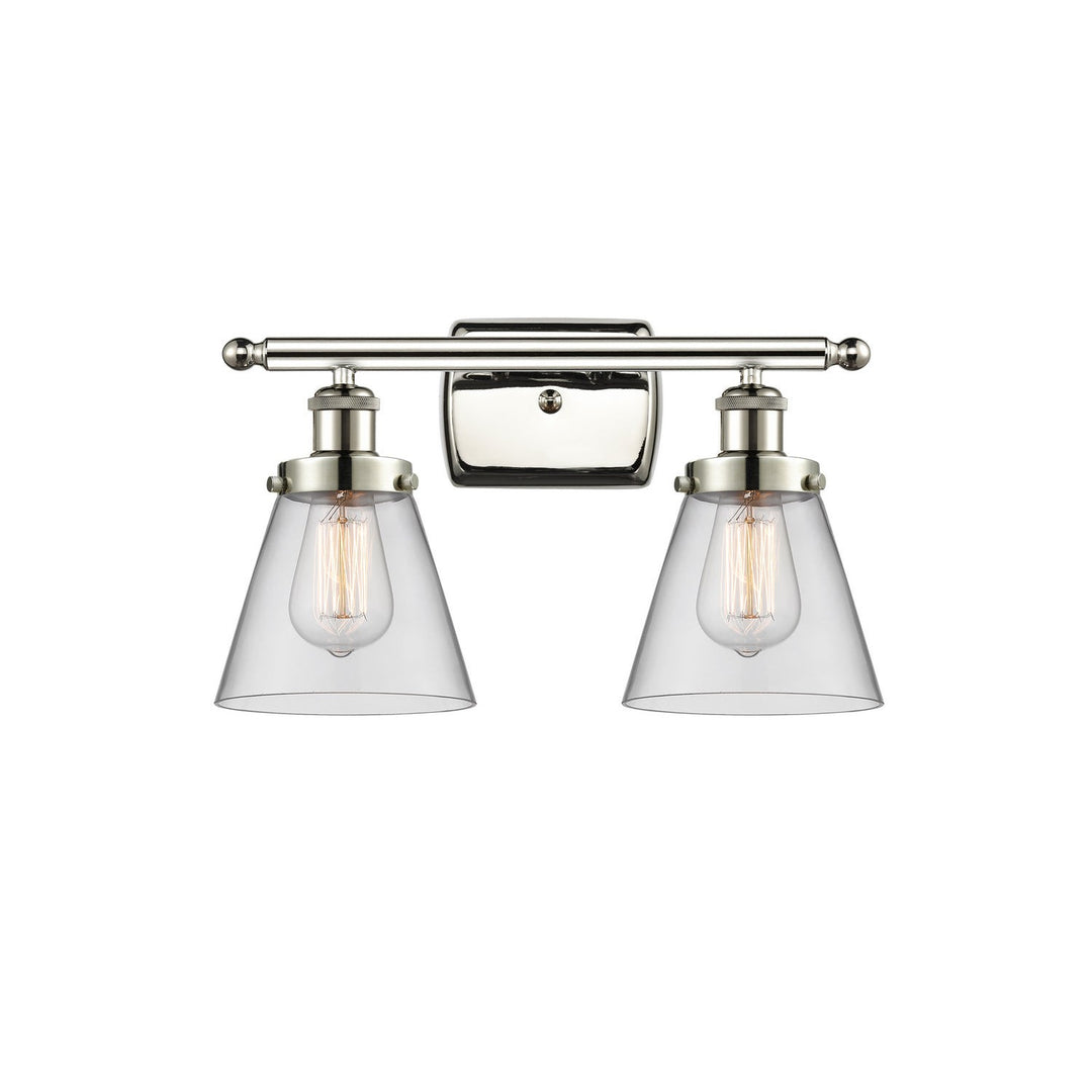 Innovations Ballston Urban 916-2W-PN-G62 Bath Vanity Light 16 in. wide - Polished Nickel