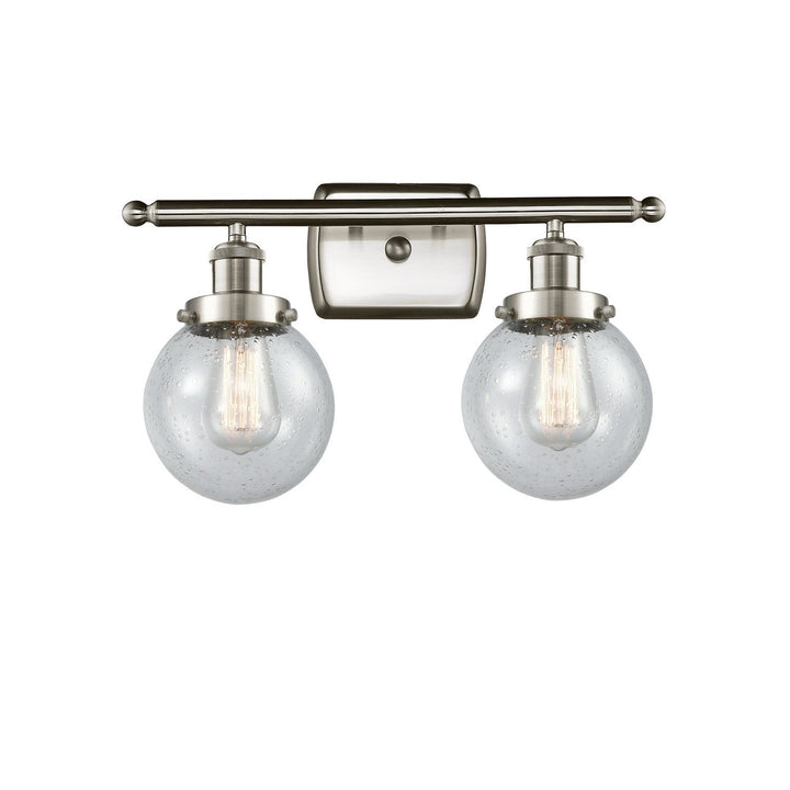 Innovations Ballston Urban 916-2W-SN-G204-6 Bath Vanity Light 16 in. wide - Brushed Satin Nickel
