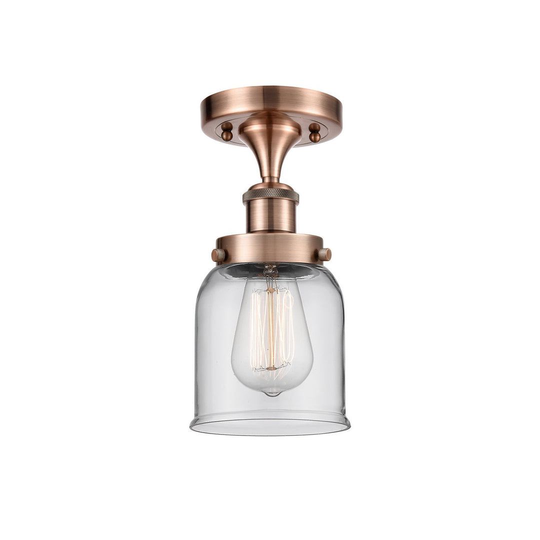 Innovations Ballston Urban 916-1C-AC-G52-LED Ceiling Light - Antique Copper