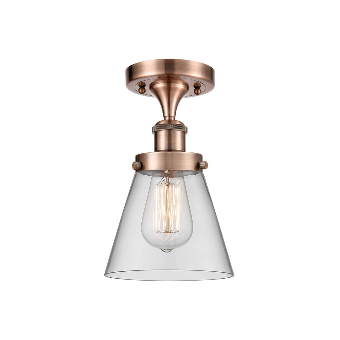 Innovations Ballston Urban 916-1C-AC-G62-LED Ceiling Light - Antique Copper