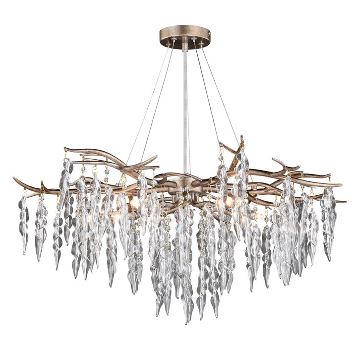 Vaxcel Rainier H0230 Chandelier Light - Silver Mist