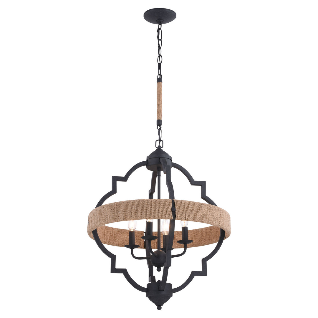 Vaxcel Beaumont P0308 Pendant Light - Textured Gray
