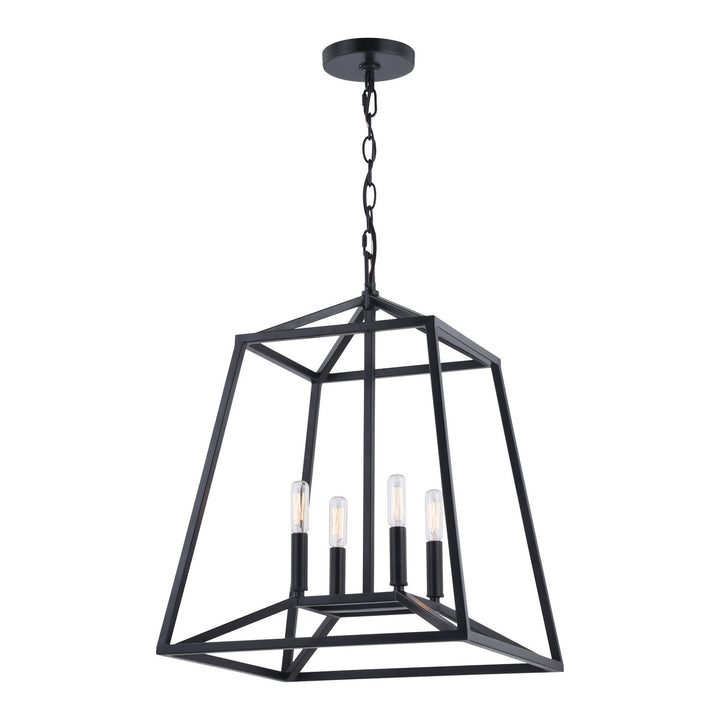 Vaxcel Hayes P0310 Pendant Light - Black