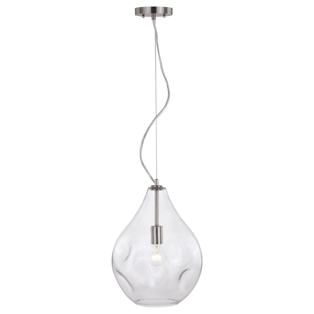Vaxcel Ainslie P0315 Pendant Light - Satin Nickel