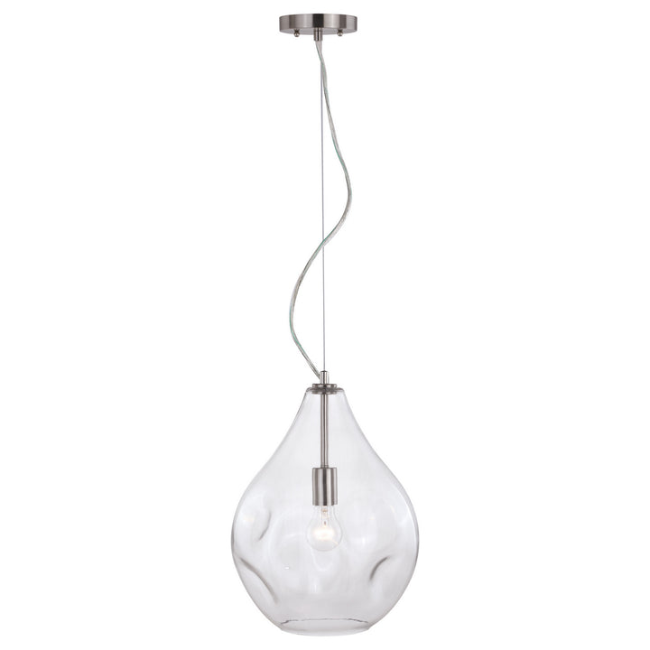 Vaxcel Ainslie P0315 Pendant Light - Satin Nickel