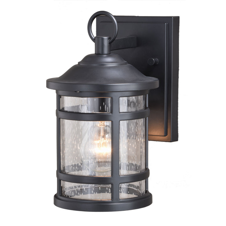 Vaxcel Lighting T0522 Southport One Light Outdoor Wall Mount Outdoor Black