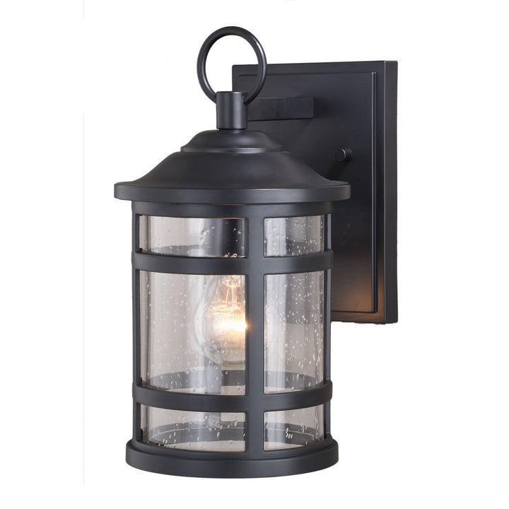 Vaxcel Lighting T0523 Southport One Light Outdoor Wall Mount Outdoor Black