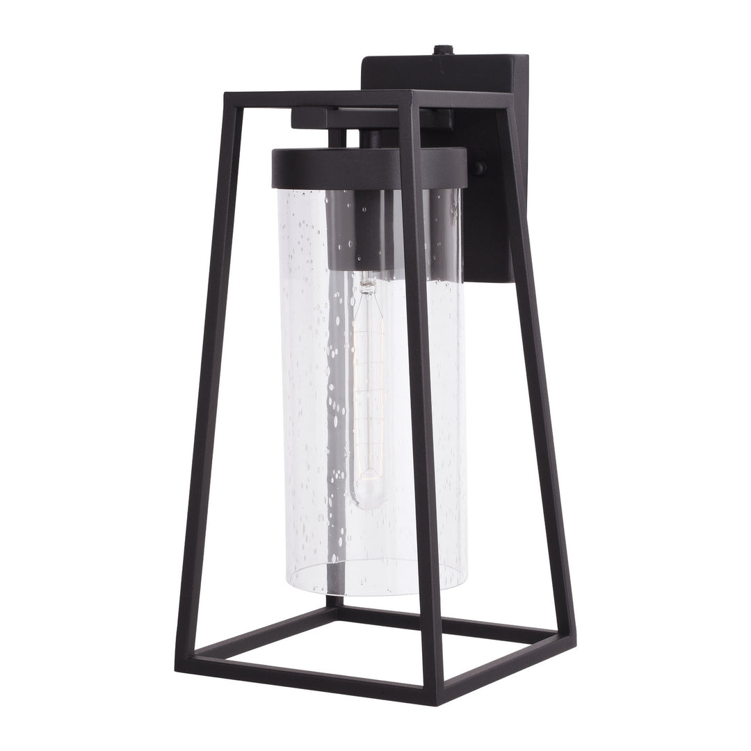 Vaxcel Lighting T0586 Nash One Light Outdoor Wall Mount Outdoor Black