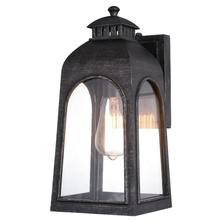 Vaxcel Lighting T0591 Pilsen One Light Outdoor Wall Mount Outdoor Bronze / Dark