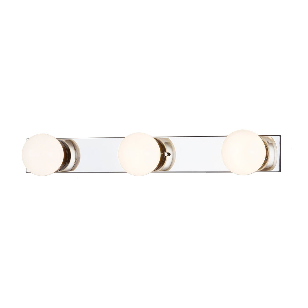 Justice Designs Luna FSN-4043-CLOP-CROM Bath Vanity Light 23 in. wide - Polished Chrome