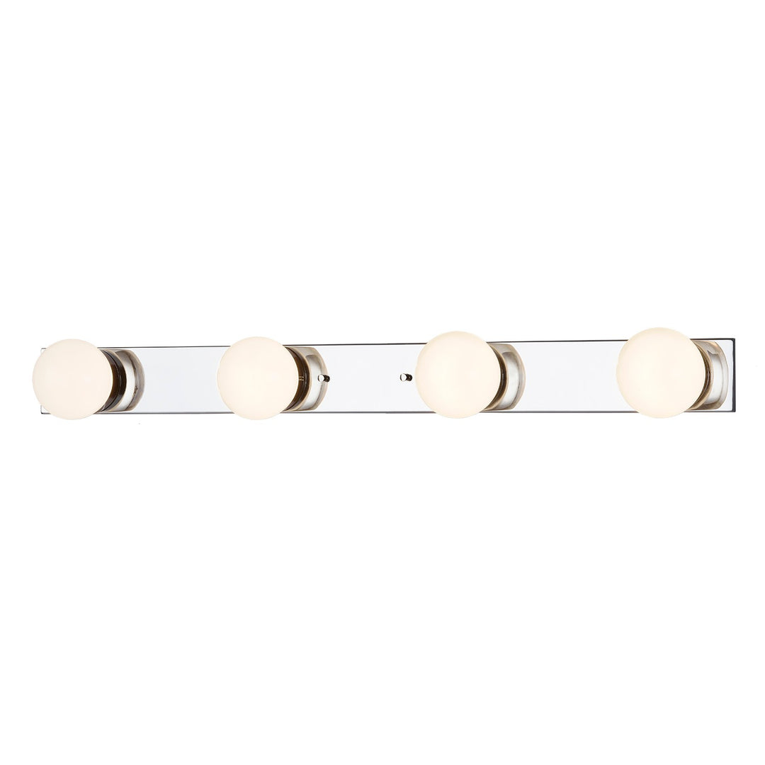 Justice Designs Luna FSN-4044-CLOP-CROM Bath Vanity Light 32 in. wide - Polished Chrome